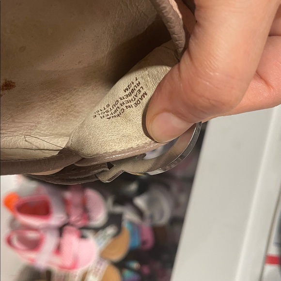 Michael Kors Tan Leather Loafers with Silver Accents - Picture 12 of 13